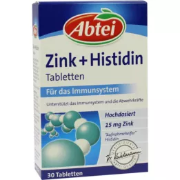 ABTEI Comprimidos de zinco + histidina, 30 unidades