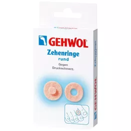 GEHWOL Anéis de dedo redondos, 9 peças