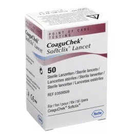 COAGUCHEK Lanceta Softclix, 50 unidades