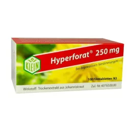 HYPERFORAT Comprimidos revestidos por película de 250 mg, 100 unidades