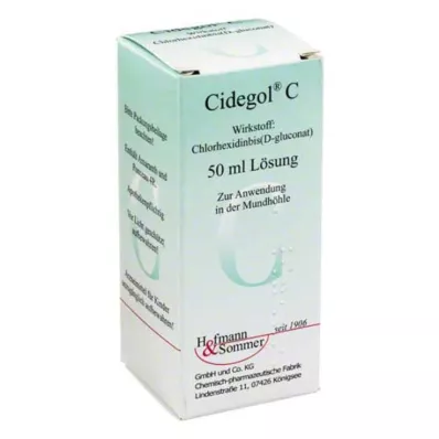 CIDEGOL Solução C, 50 ml CIDEGOL Solução C, 50 ml