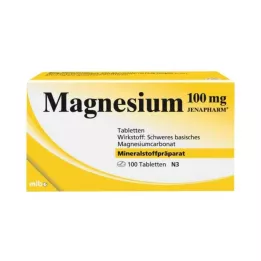 MAGNESIUM Comprimidos de Jenapharm de 100 mg, 100 unidades