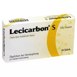 LECICARBON S CO2 Laxans Supositórios, 10 unidades