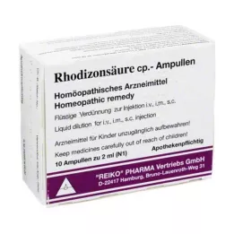 RHODIZONSÄURE cp.Ampolas Solução injetável, 10X2 ml