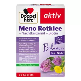 DOPPELHERZ Meno Red Clover+Evening Primrose Oil+Biotin Caps., 30 unidades