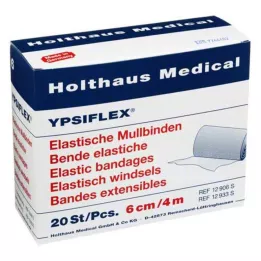 MULLBINDEN elástico 6 cmx4 m, 20 pcs