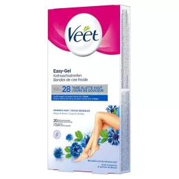 VEET Tiras depilatórias sensíveis, 10X2 pcs
