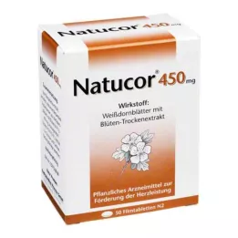 NATUCOR Comprimidos revestidos por película de 450 mg, 50 unidades