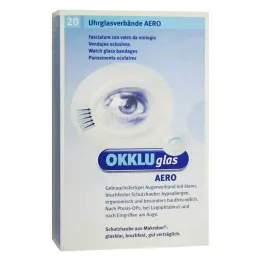 Associação de vidros para relógios Occluglas Aero, 20 peças