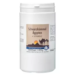 SCHWARZKÜMMEL ÄGYPTENCápsulas +E, 1000 unidades