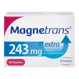 MAGNETRANS cápsulas duras extras de 243 mg, 20 unidades