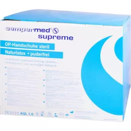 SEMPERMED Supreme OP-Handsch.steril Powderfr.tamanho 8,5, 50X2 unid