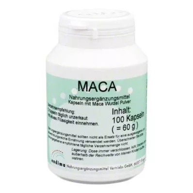 MACA CÁPSULAS, 100 unidades MACA CÁPSULAS, 100 unidades