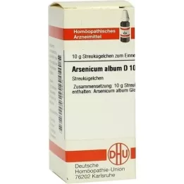 ARSENICUM ALBUM D 1000 glóbulos, 10 g