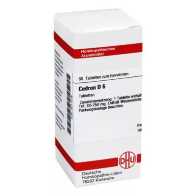 CEDRON D 6 comprimidos, 80 unidades