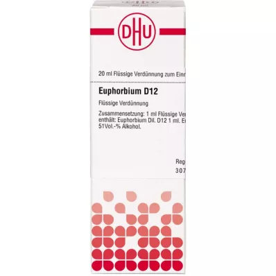 EUPHORBIUM D 12 Diluição, 20 ml EUPHORBIUM D 12 Diluição, 20 ml