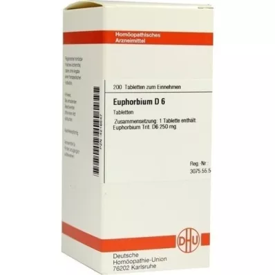 EUPHORBIUM D 6 comprimidos, 200 unidades