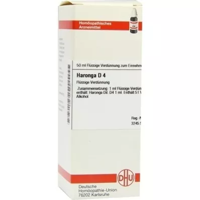 HARONGA Diluição D4, 50 ml