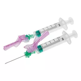 BD ECLIPSE Cânula injetora de segurança 21 G 1 1/2, 100 peças