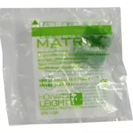 HOWARD Tampões auditivos verdes Leight Matrix, 2 unidades