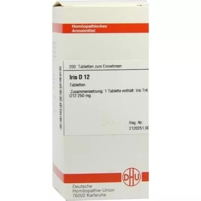 IRIS D 12 comprimidos, 200 unidades