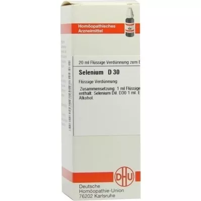 SELENIUM Diluição D 30, 20 ml SELENIUM Diluição D 30, 20 ml