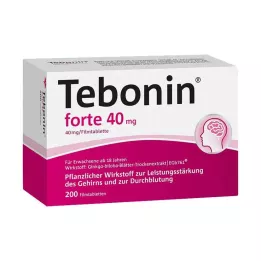 TEBONIN forte 40 mg comprimidos revestidos por película, 200 unidades