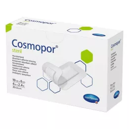 COSMOPOR curativo estéril 6x10 cm, 25 peças