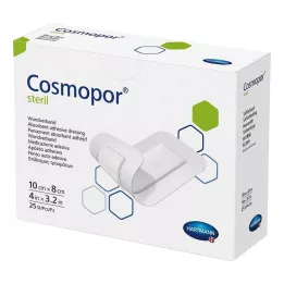 COSMOPOR curativo estéril 8x10 cm, 25 peças