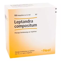 LEPTANDRA COMPOSITUM Ampolas, 100 unidades