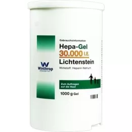 HEPA GEL 30.000 UI de Liechtenstein, 1000 g