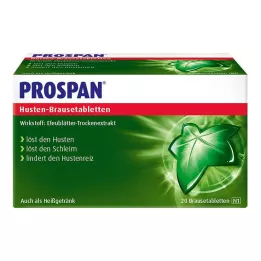 PROSPAN Comprimidos efervescentes para tosse, 20 unidades