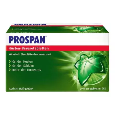 PROSPAN Comprimidos efervescentes para tosse, 20 unidades PROSPAN Comprimidos efervescentes para tosse, 20 unidades