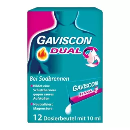 GAVISCON Bolsa de 500mg/213mg/325mg de 500mg/325mg, 12x10 ml