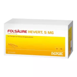 FOLSÄURE HEVERT Ampolas de 5 mg, 100 unidades