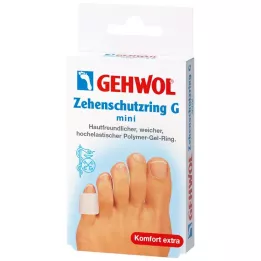 GEHWOL Anel de proteção do dedo do gel de gel de polímero G Mini, 2 horas