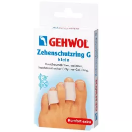 GEHWOL Anel de proteção de dedo do pé de gel de polímero G pequeno, 2 unidades