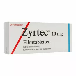 ZYRTEC Comprimidos revestidos por película, 20 unidades