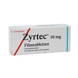 ZYRTEC Comprimidos revestidos por película, 50 unidades