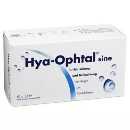 HYA-OPHTAL colírio seno, 60X0,5 ml