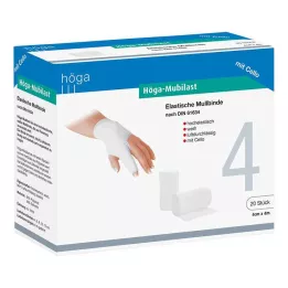 HÖGA-MUBILAST Bandagem de fixação 4 cmx4 m com celofane, 1 pc