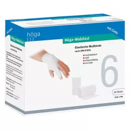 HÖGA-MUBILAST Bandagem de fixação 6 cmx4 m com celofane, 1 pc