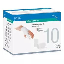 HÖGA-MUBILAST Bandagem de fixação 10 cmx4 m com celofane, 1 pc