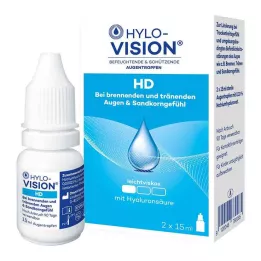 HYLO-VISION HD Colírio, 2X15 ml