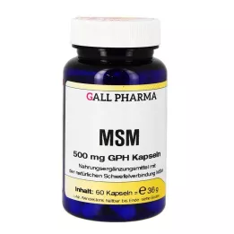 MSM Cápsulas de 500 mg GPH , 60 unidades