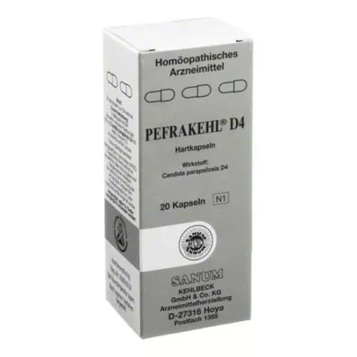 PEFRAKEHL Cápsulas D 4, 20 unidades PEFRAKEHL Cápsulas D 4, 20 unidades