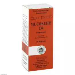 MUCOKEHL Cápsulas D 4, 20 unidades