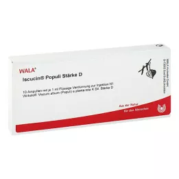 ISCUCIN Ampolas Populi Strength D, 10X1 ml