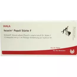 ISCUCIN Ampolas Populi Strength F, 10X1 ml