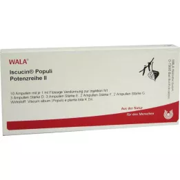 ISCUCIN série de potência populi II ampolas, 10X1 ml